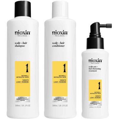 Nioxin Pro Κλινικό Σύστημα Πυκνότητας Τριχωτού και Μαλλιών Σετ 1 Nioxin Pro Κλινικό Σύστημα Πυκνότητας Τριχωτού και Μαλλιών Σετ 1