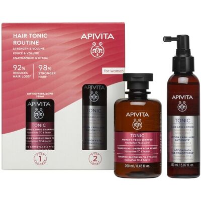 APIVITA WOMEN'S HAIR TONIC ROUTINE GIFT SET APIVITA WOMEN'S HAIR TONIC ROUTINE GIFT SET
