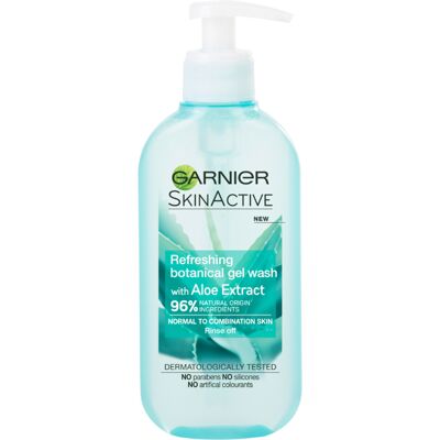 GARNIER SKIN ACTIVE BOTANICAL GEL WASH ALOE VERA 200ml GARNIER SKIN ACTIVE BOTANICAL GEL WASH ALOE VERA 200ml