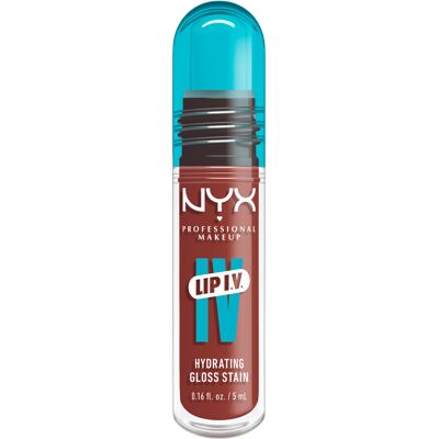 NYX PROFESSIONAL MAKEUP LIP IV HYDRATING GLOSS STAIN 5ml 18 Drippin' Nude NYX PROFESSIONAL MAKEUP LIP IV HYDRATING GLOSS STAIN 5ml 18 Drippin' Nude