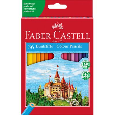 Faber-Castell Μεταλλική κασετίνα Κάστρο σετ των 36 χρωμάτων - 077120136/ Faber-Castell Μεταλλική κασετίνα Κάστρο σετ των 36 χρωμάτων - 077120136/