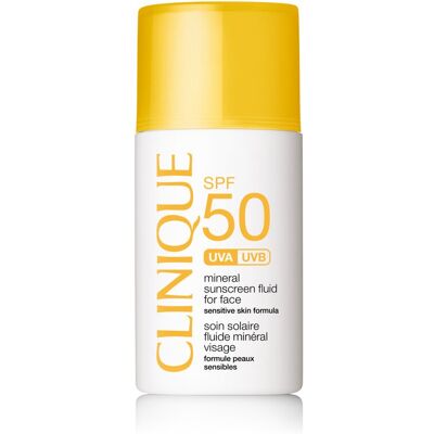 Clinique SPF 50 Mineral Sunscreen Fluid For Face 30 ml - ZJYR01A000 Clinique SPF 50 Mineral Sunscreen Fluid For Face 30 ml - ZJYR01A000