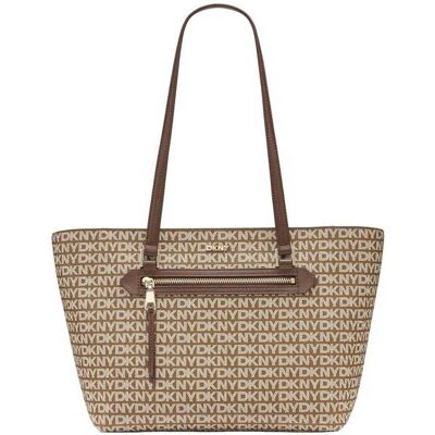 DKNY γυναικεία τσάντα ώμου με all-over logo "Bryant" - R42AYE20 Μπεζ ONE SIZE DKNY γυναικεία τσάντα ώμου με all-over logo "Bryant" - R42AYE20 Μπεζ ONE SIZE