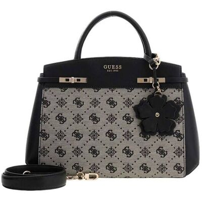 Guess γυναικεία τσάντα χειρός με all-over logo print "Melinda" - HWJP9902060 Μαύρο ONE SIZE Guess γυναικεία τσάντα χειρός με all-over logo print "Melinda" - HWJP9902060 Μαύρο ONE SIZE