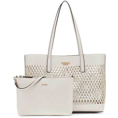 Guess γυναικεία τσάντα tote 2 in 1 "Letty" - HWPG9911240 Υπόλευκο ONE SIZE Guess γυναικεία τσάντα tote 2 in 1 "Letty" - HWPG9911240 Υπόλευκο ONE SIZE