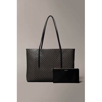 Calvin Klein Jeans γυναικεία τσάντα tote με all-over logo print - LV04F3266G Μαύρο ONE SIZE Calvin Klein Jeans γυναικεία τσάντα tote με all-over logo print - LV04F3266G Μαύρο ONE SIZE