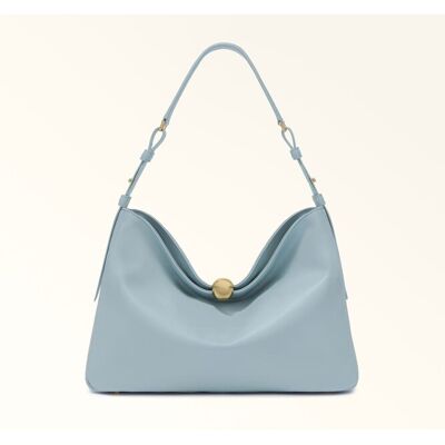 Furla γυναικεία δερμάτινη τσάντα ώμου "Sfera Soft L" - WB01365-BX3168 Γαλάζιο ONE SIZE Furla γυναικεία δερμάτινη τσάντα ώμου "Sfera Soft L" - WB01365-BX3168 Γαλάζιο ONE SIZE