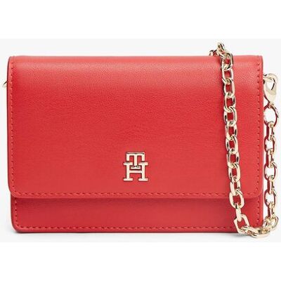 Tommy Hilfiger γυναικείο τσαντάκι ώμου με αλυσίδα και μεταλλικό μονόγραμμα - AW0AW18248 Κόκκινο ONE SIZE Tommy Hilfiger γυναικείο τσαντάκι ώμου με αλυσίδα και μεταλλικό μονόγραμμα - AW0AW18248 Κόκκινο ONE SIZE