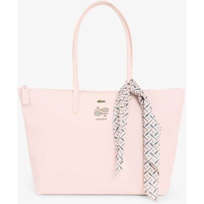 Lacoste γυναικεία τσάντα tote πικέ με tennis heritage print "L.12.12 Concept Large" - NF5509SJ Ροζ ONE SIZE Lacoste γυναικεία τσάντα tote πικέ με tennis heritage print "L.12.12 Concept Large" - NF5509SJ Ροζ ONE SIZE