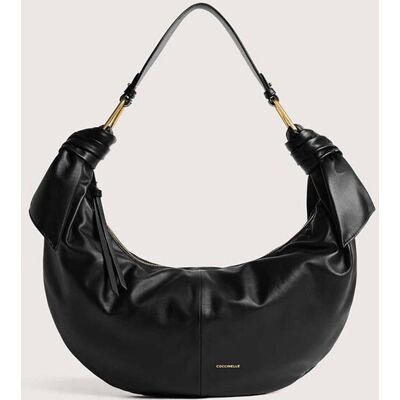 Coccinelle γυναικεία δερμάτινη τσάντα ώμου "Furoshiki Large" - E1U1A-130101 Μαύρο ONE SIZE Coccinelle γυναικεία δερμάτινη τσάντα ώμου "Furoshiki Large" - E1U1A-130101 Μαύρο ONE SIZE