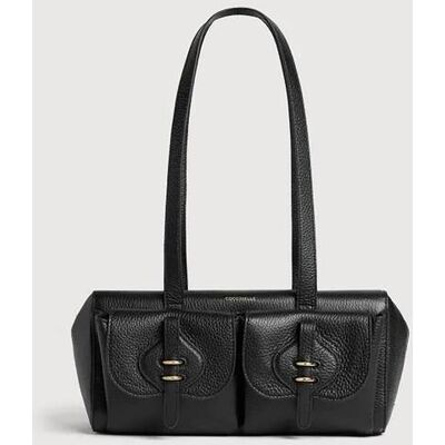 Coccinelle γυναικεία δερμάτινη τσάντα ώμου "Mavery Pocket Medium" - E1VGK-120301 Μαύρο ONE SIZE Coccinelle γυναικεία δερμάτινη τσάντα ώμου "Mavery Pocket Medium" - E1VGK-120301 Μαύρο ONE SIZE