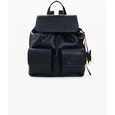 Desigual γυναικείο backpack με διάτρητο σχέδιο "Paladio" - 26SAKP30 Μαύρο ONE SIZE Desigual γυναικείο backpack με διάτρητο σχέδιο "Paladio" - 26SAKP30 Μαύρο ONE SIZE