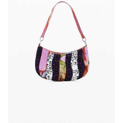 Desigual γυναικεία τσάντα ώμου με πολύχρωμες ρίγες και γεωμετρικά μοτίβα "Beattle" by Christian Lacroix - 26SAXA46 Ροζ ONE SIZE Desigual γυναικεία τσάντα ώμου με πολύχρωμες ρίγες και γεωμετρικά μοτίβα "Beattle" by Christian Lacroix - 26SAXA46 Ροζ ONE SIZE