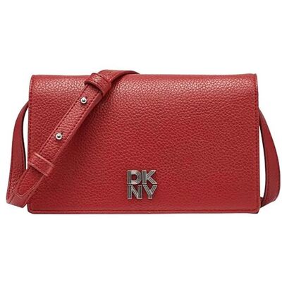 DKNY γυναικείο τσαντάκι clutch με μεταλλικό λογότυπο "Etta" - R445AH95 Κόκκινο ONE SIZE DKNY γυναικείο τσαντάκι clutch με μεταλλικό λογότυπο "Etta" - R445AH95 Κόκκινο ONE SIZE