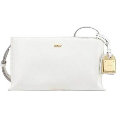 DKNY γυναικεία τσάντα crossbody με μεταλλικό λογότυπο "Alya" - R44E1I54 Λευκό ONE SIZE DKNY γυναικεία τσάντα crossbody με μεταλλικό λογότυπο "Alya" - R44E1I54 Λευκό ONE SIZE