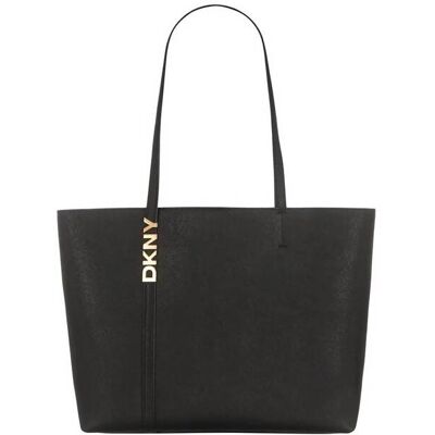 DKNY γυναικεία δερμάτινη τσάντα χειρός μονόχρωμη "Avril" - R52AKG54 Μαύρο ONE SIZE DKNY γυναικεία δερμάτινη τσάντα χειρός μονόχρωμη "Avril" - R52AKG54 Μαύρο ONE SIZE
