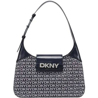 DKNY γυναικεία τσάντα ώμου με all-over λογότυπο "Avril" - R5235L20 Σκούρο Μπλε ONE SIZE DKNY γυναικεία τσάντα ώμου με all-over λογότυπο "Avril" - R5235L20 Σκούρο Μπλε ONE SIZE