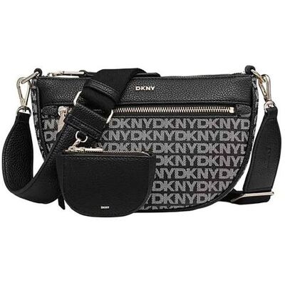 DKNY γυναικεία τσάντα crossbody με all-over logo print "Zoie" - R41E5D01 Μαύρο ONE SIZE DKNY γυναικεία τσάντα crossbody με all-over logo print "Zoie" - R41E5D01 Μαύρο ONE SIZE