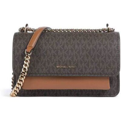 Michael Kors γυναικεία τσάντα ώμου με all-over monogram "Claire" - 30R5GC7L3B Καφέ ONE SIZE Michael Kors γυναικεία τσάντα ώμου με all-over monogram "Claire" - 30R5GC7L3B Καφέ ONE SIZE