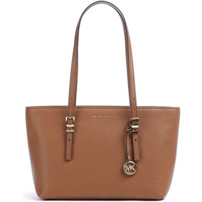Michael Kors γυναικεία δερμάτινη τσάντα tote "Quinn Medium" - 30T5GQNT2L Ταμπά ONE SIZE Michael Kors γυναικεία δερμάτινη τσάντα tote "Quinn Medium" - 30T5GQNT2L Ταμπά ONE SIZE