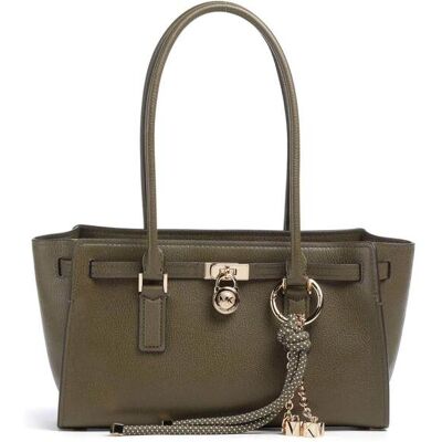Michael Kors γυναικεία δερμάτινη τσάντα ώμου "Hamilton Small" - 30F5GNXT0L Χακί ONE SIZE Michael Kors γυναικεία δερμάτινη τσάντα ώμου "Hamilton Small" - 30F5GNXT0L Χακί ONE SIZE