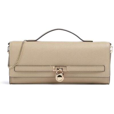 Michael Kors γυναικεία δερμάτινη τσάντα clutch "Hamilton Moderne Medium" - 30F5GHMC8L Μπεζ ONE SIZE Michael Kors γυναικεία δερμάτινη τσάντα clutch "Hamilton Moderne Medium" - 30F5GHMC8L Μπεζ ONE SIZE