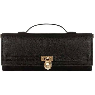 Michael Kors γυναικεία δερμάτινη τσάντα clutch "Hamilton Moderne Medium" - 30F5GHMC8L Μαύρο ONE SIZE Michael Kors γυναικεία δερμάτινη τσάντα clutch "Hamilton Moderne Medium" - 30F5GHMC8L Μαύρο ONE SIZE