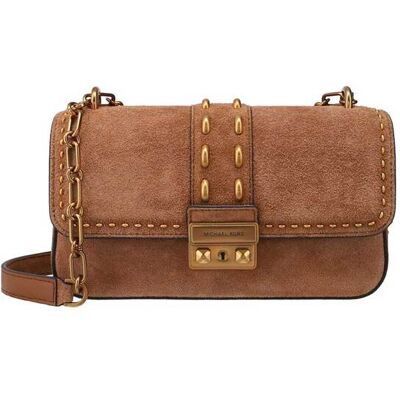 Michael Kors γυναικεία suede τσάντα ώμου "Tribeca Small" - 30S6A2RL5S Καφέ ONE SIZE Michael Kors γυναικεία suede τσάντα ώμου "Tribeca Small" - 30S6A2RL5S Καφέ ONE SIZE