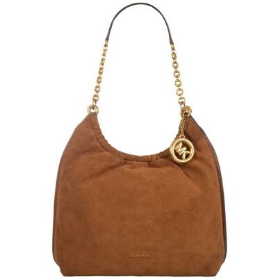 Michael Kors γυναικεία suede τσάντα ώμου "Indie Large" - 30S6A15L7S Καφέ ONE SIZE Michael Kors γυναικεία suede τσάντα ώμου "Indie Large" - 30S6A15L7S Καφέ ONE SIZE