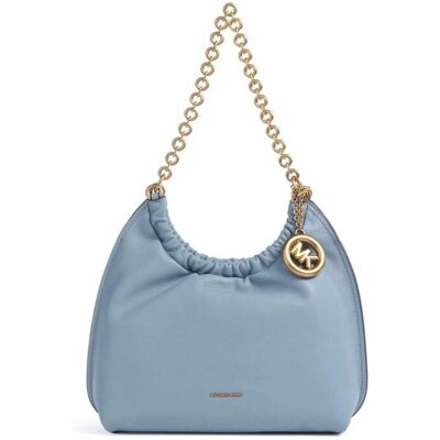 Michael Kors γυναικεία δερμάτινη τσάντα hobo "Indie Small" - 32S6A50C6L Μπλε Ανοιχτό ONE SIZE Michael Kors γυναικεία δερμάτινη τσάντα hobo "Indie Small" - 32S6A50C6L Μπλε Ανοιχτό ONE SIZE
