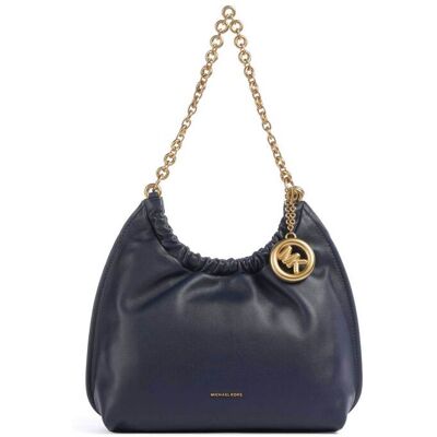 Michael Kors γυναικεία δερμάτινη τσάντα hobo "Indie Small" - 32S6A50C6L Μπλε Σκούρο ONE SIZE Michael Kors γυναικεία δερμάτινη τσάντα hobo "Indie Small" - 32S6A50C6L Μπλε Σκούρο ONE SIZE