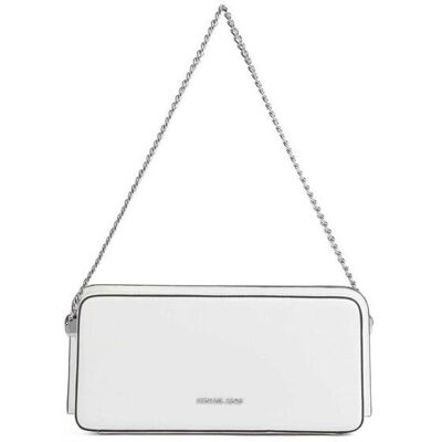 Michael Kors γυναικεία δερμάτινη τσάντα clutch/ώμου "Goldie" - 30S6S14C6L Λευκό ONE SIZE Michael Kors γυναικεία δερμάτινη τσάντα clutch/ώμου "Goldie" - 30S6S14C6L Λευκό ONE SIZE