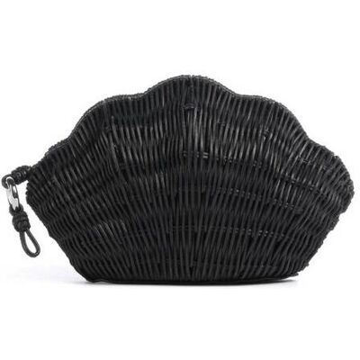Michael Kors γυναικεία ψάθινη τσάντα clutch "Shelly" - 30S6S16C5W Μαύρο ONE SIZE Michael Kors γυναικεία ψάθινη τσάντα clutch "Shelly" - 30S6S16C5W Μαύρο ONE SIZE
