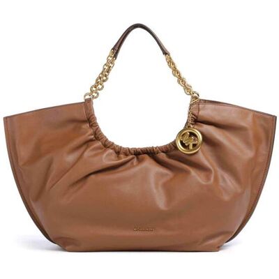 Michael Kors γυναικεία δερμάτινη τσάντα tote "Indie Large" - 30T6A50T9L Ταμπά ONE SIZE Michael Kors γυναικεία δερμάτινη τσάντα tote "Indie Large" - 30T6A50T9L Ταμπά ONE SIZE