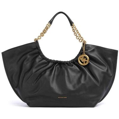 Michael Kors γυναικεία δερμάτινη τσάντα tote "Indie Large" - 30T6A50T9L Μαύρο ONE SIZE Michael Kors γυναικεία δερμάτινη τσάντα tote "Indie Large" - 30T6A50T9L Μαύρο ONE SIZE
