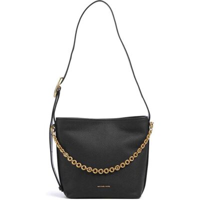 Michael Kors γυναικεία δερμάτινη τσάντα hobo "Nolita Small" - 30T6AUEM5L Μαύρο ONE SIZE Michael Kors γυναικεία δερμάτινη τσάντα hobo "Nolita Small" - 30T6AUEM5L Μαύρο ONE SIZE