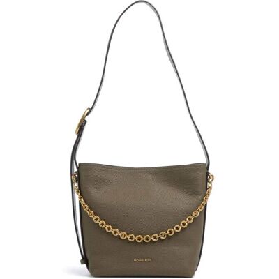 Michael Kors γυναικεία δερμάτινη τσάντα hobo "Nolita Small" - 30T6AUEM5L Χακί ONE SIZE Michael Kors γυναικεία δερμάτινη τσάντα hobo "Nolita Small" - 30T6AUEM5L Χακί ONE SIZE