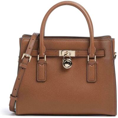 Michael Kors γυναικεία δερμάτινη τσάντα χειρός "Hamilton Moderne Small" - 30T6GNXS1L Ταμπά ONE SIZE Michael Kors γυναικεία δερμάτινη τσάντα χειρός "Hamilton Moderne Small" - 30T6GNXS1L Ταμπά ONE SIZE