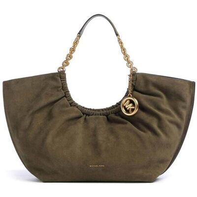 Michael Kors γυναικεία δερμάτινη τσάντα tote "Indie Large" - 30T6A50T9S Χακί ONE SIZE Michael Kors γυναικεία δερμάτινη τσάντα tote "Indie Large" - 30T6A50T9S Χακί ONE SIZE