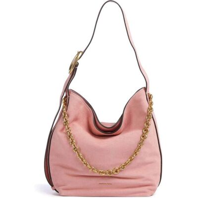 Michael Kors γυναικεία δερμάτινη τσάντα hobo "Nolita Large" - 30T6AUEM8S Ροζ ONE SIZE Michael Kors γυναικεία δερμάτινη τσάντα hobo "Nolita Large" - 30T6AUEM8S Ροζ ONE SIZE