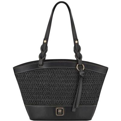 Nine West γυναικεία τσάντα ώμου με πλεκτό σχέδιο "Nefi" - NGW575222 Μαύρο ONE SIZE Nine West γυναικεία τσάντα ώμου με πλεκτό σχέδιο "Nefi" - NGW575222 Μαύρο ONE SIZE