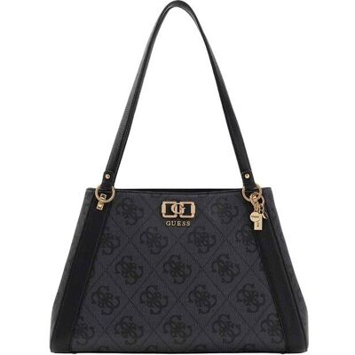 Guess γυναικεία τσάντα ώμου με all-over logo print "Karnilla" - HWOS9901220 Ανθρακί ONE SIZE Guess γυναικεία τσάντα ώμου με all-over logo print "Karnilla" - HWOS9901220 Ανθρακί ONE SIZE
