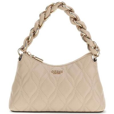 Guess γυναικεία τσάντα ώμου "Maxine Mini" - HWQG9733720 Μπεζ ONE SIZE Guess γυναικεία τσάντα ώμου "Maxine Mini" - HWQG9733720 Μπεζ ONE SIZE