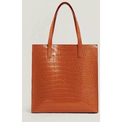 Ted Baker γυναικεία τσάντα ώμου με κροκό σχέδιο "Wenella" - 282817 Κρέμ ONE SIZE Ted Baker γυναικεία τσάντα ώμου με κροκό σχέδιο "Wenella" - 282817 Κρέμ ONE SIZE