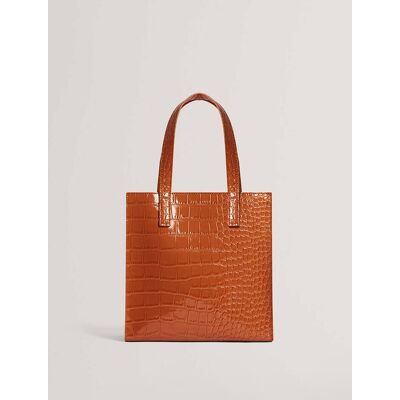 Ted Baker γυναικεία τσάντα ώμου με κροκό σχέδιο "Wenonaa" - 282819 Καφέ Ανοιχτό ONE SIZE Ted Baker γυναικεία τσάντα ώμου με κροκό σχέδιο "Wenonaa" - 282819 Καφέ Ανοιχτό ONE SIZE