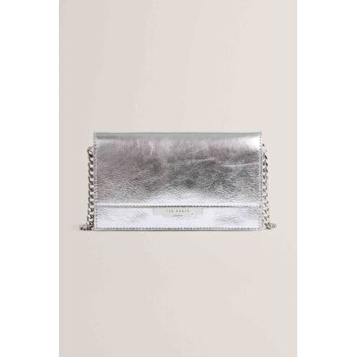 Ted Baker γυναικείο τσαντάκι ώμου "Mahiria" - 284868 Ασημί ONE SIZE Ted Baker γυναικείο τσαντάκι ώμου "Mahiria" - 284868 Ασημί ONE SIZE