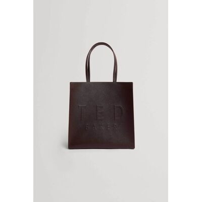 Ted Baker γυναικεία τσάντα ώμου με ανάγλυφο λογότυπο ''Iconny'' - 284885 Καφέ Σκούρο ONE SIZE Ted Baker γυναικεία τσάντα ώμου με ανάγλυφο λογότυπο ''Iconny'' - 284885 Καφέ Σκούρο ONE SIZE