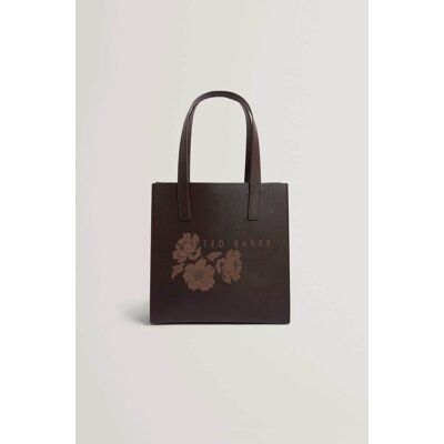 Ted Baker γυναικεία τσάντα ώμου με ανάγλυφο floral print ''Iconny'' - 284913 Καφέ Σκούρο ONE SIZE Ted Baker γυναικεία τσάντα ώμου με ανάγλυφο floral print ''Iconny'' - 284913 Καφέ Σκούρο ONE SIZE
