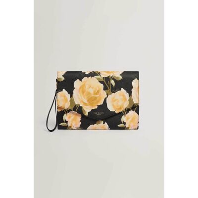 Ted Baker γυναικεία τσάντα φάκελος με floral print "Raymi" - 284929 Μαύρο ONE SIZE Ted Baker γυναικεία τσάντα φάκελος με floral print "Raymi" - 284929 Μαύρο ONE SIZE