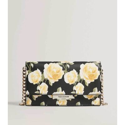 Ted Baker γυναικείο τσαντάκι ώμου με rose print "Mahirya" - 284937 Μαύρο ONE SIZE Ted Baker γυναικείο τσαντάκι ώμου με rose print "Mahirya" - 284937 Μαύρο ONE SIZE